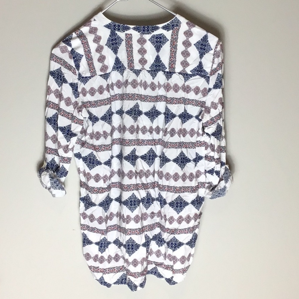 Loft > Patterned Blouse Small - Picture 10 of 10